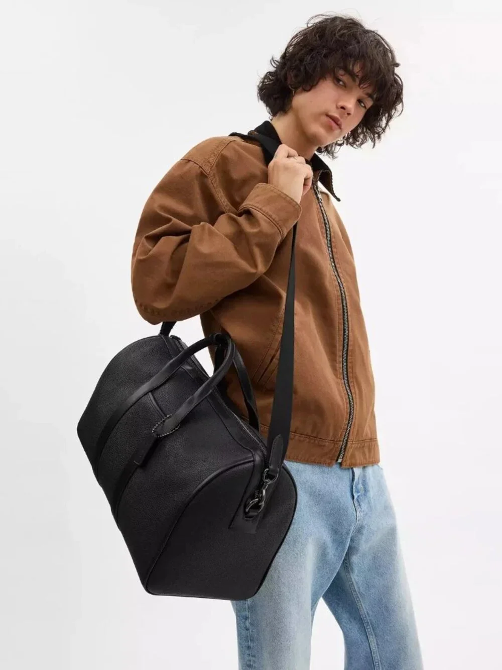 Coach Black Gotham 45 Duffle Bag